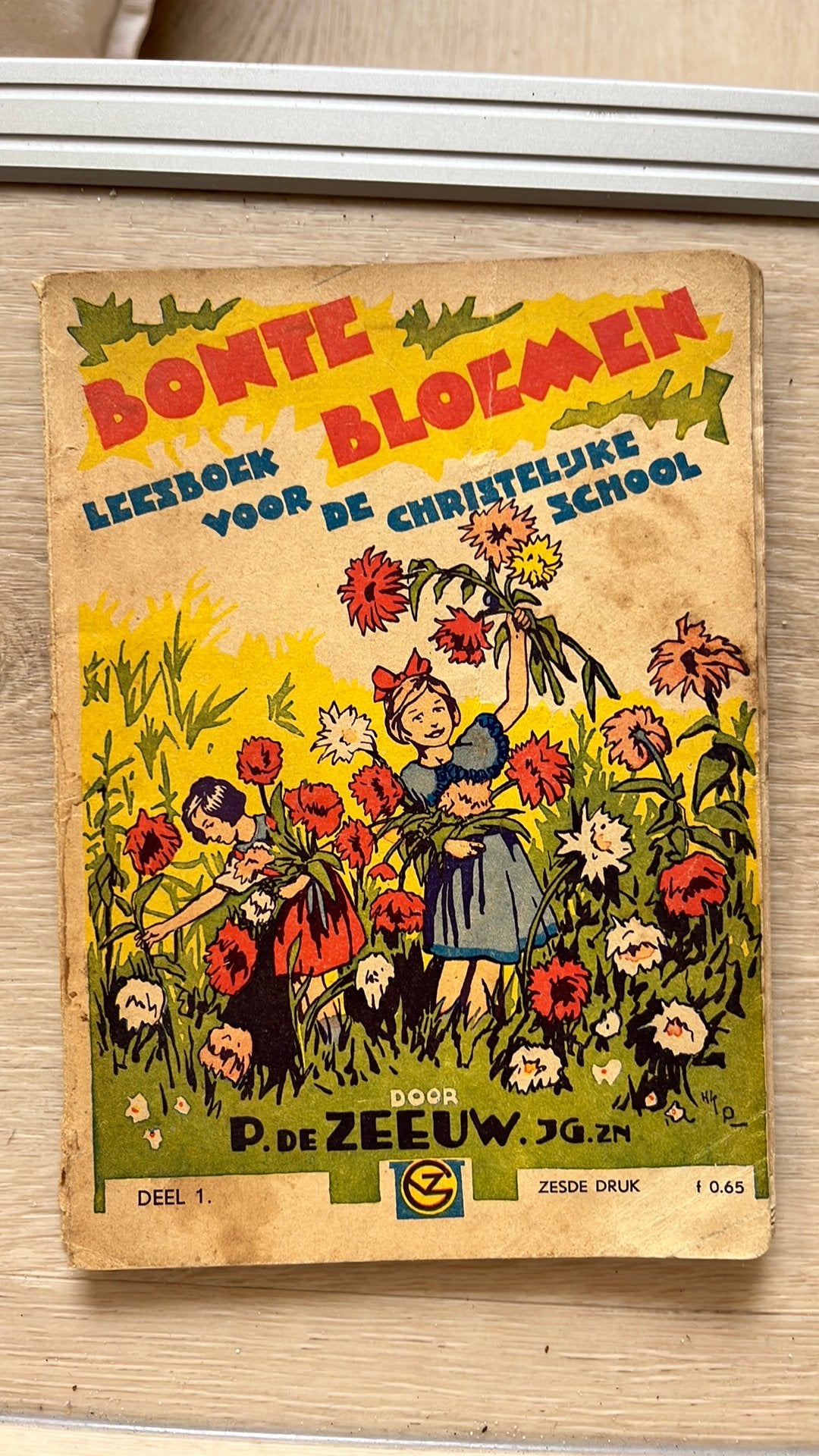 Bonte Bloemen - P. De Zeeuw 1947, Antiek en Kunst, Antiek | Boeken en Bijbels, Ophalen