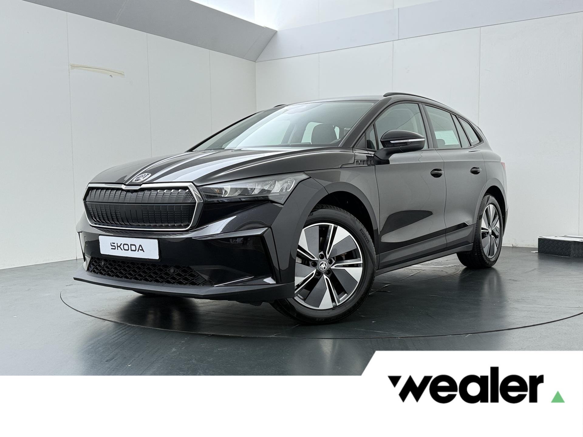 Skoda Enyaq iV 60 | 180 PK | SoH 89% | Achteruitrijcamera |, Auto's, Automaat, Achterwielaandrijving, Leder en Stof, Zwart