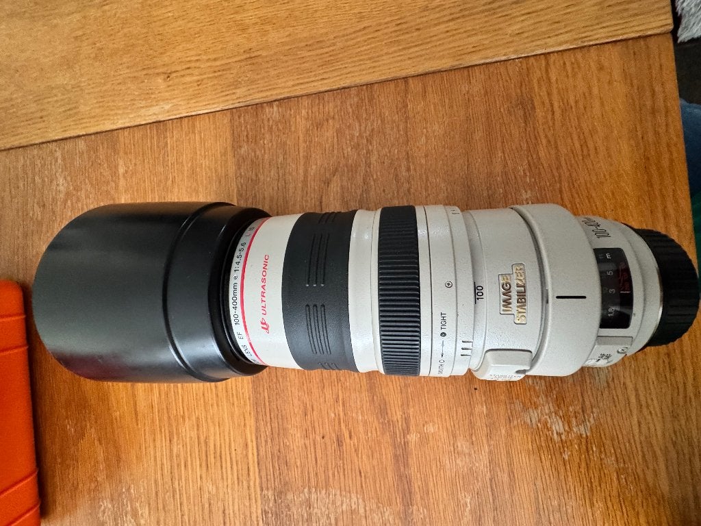 Canon EF 100-400mm f/4.5-5.6L IS USM, Audio, Tv en Foto, Fotografie | Lenzen en Objectieven, Statiefgondel, Gebruikt, Canon, Canon EF