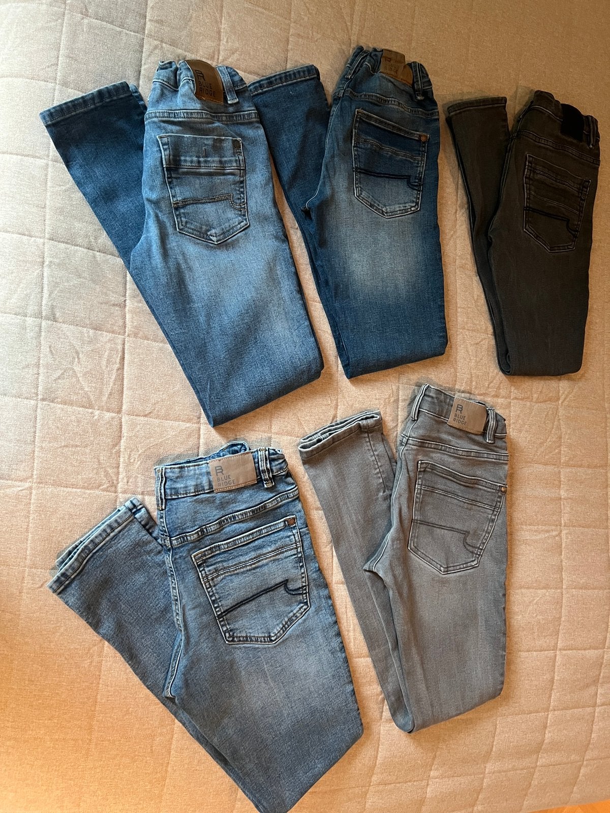 5 stuks spijkerbroeken/jeans maat 152/158, Ophalen of Verzenden, Zo goed als nieuw