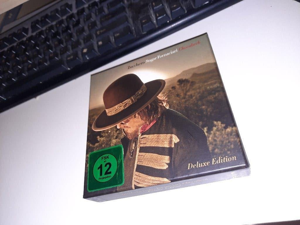 ZUCCHERO SUGAR FORNACIARI CHOCABECK DELUXE EDITION 2 CD DVD, Ophalen, Zo goed als nieuw, Poprock