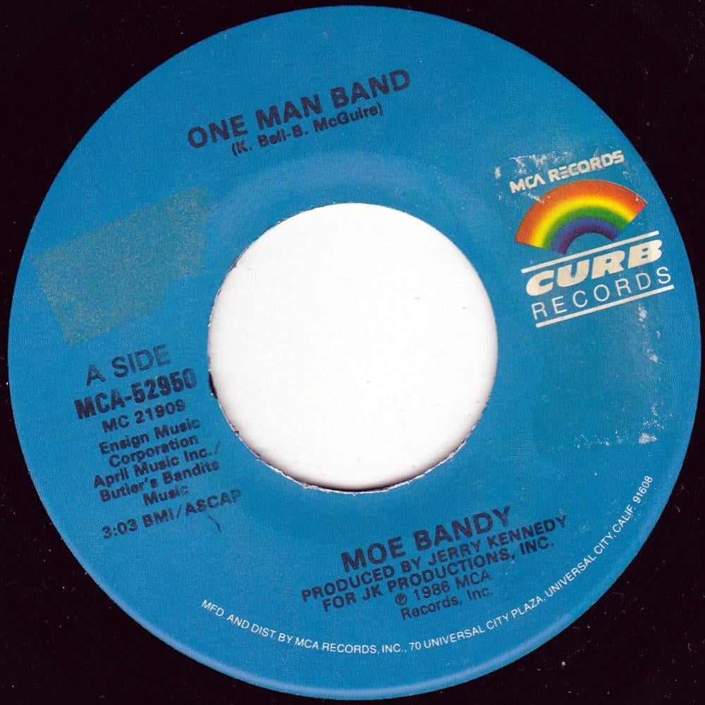 Moe Bandy - One Man Band 7"45, 7 inch, Single, Ophalen of Verzenden, Zo goed als nieuw