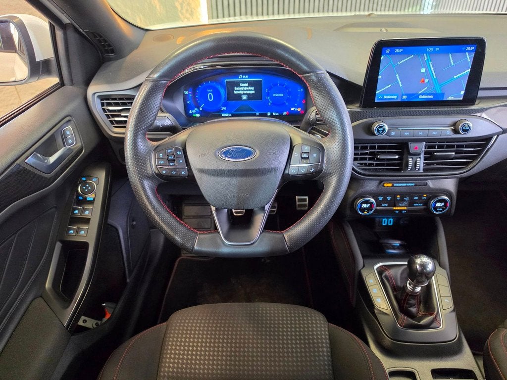 Ford Focus 1.0 EcoBoost Hybrid ST Line X Business|GARANTIE|1, Auto's, Gebruikt, Euro 6, Wit, Origineel Nederlands