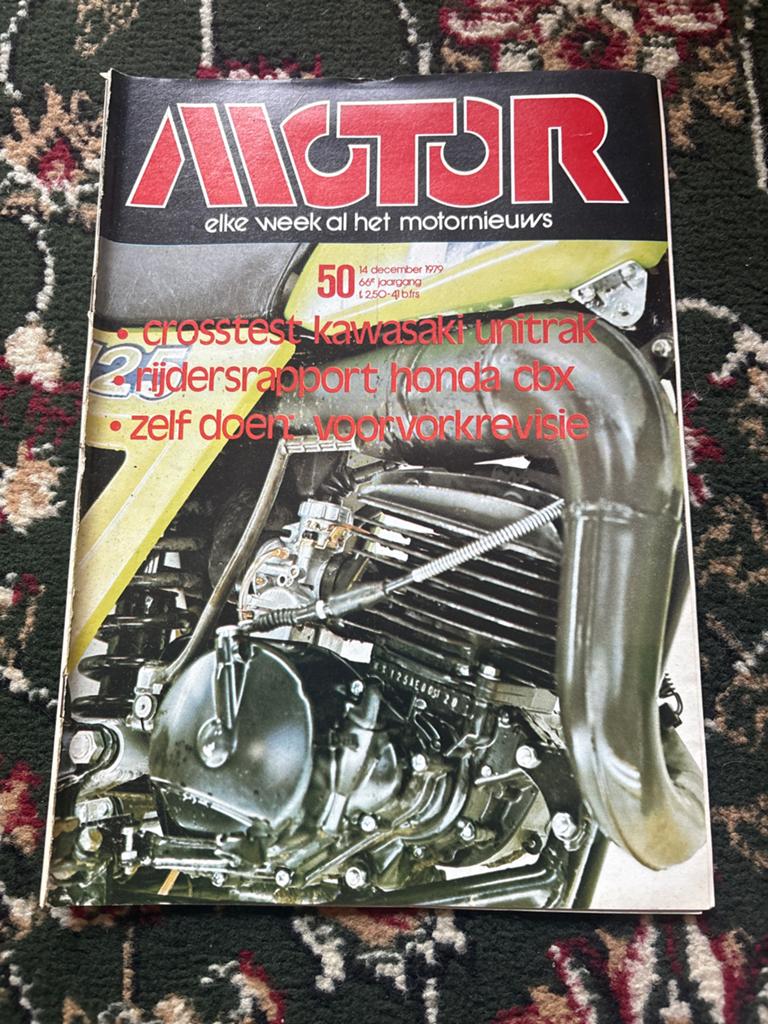 Motor magazine 14 december 1979 - Kawasaki Unitrak, Boeken, Motoren, Gelezen, Algemeen, Ophalen of Verzenden