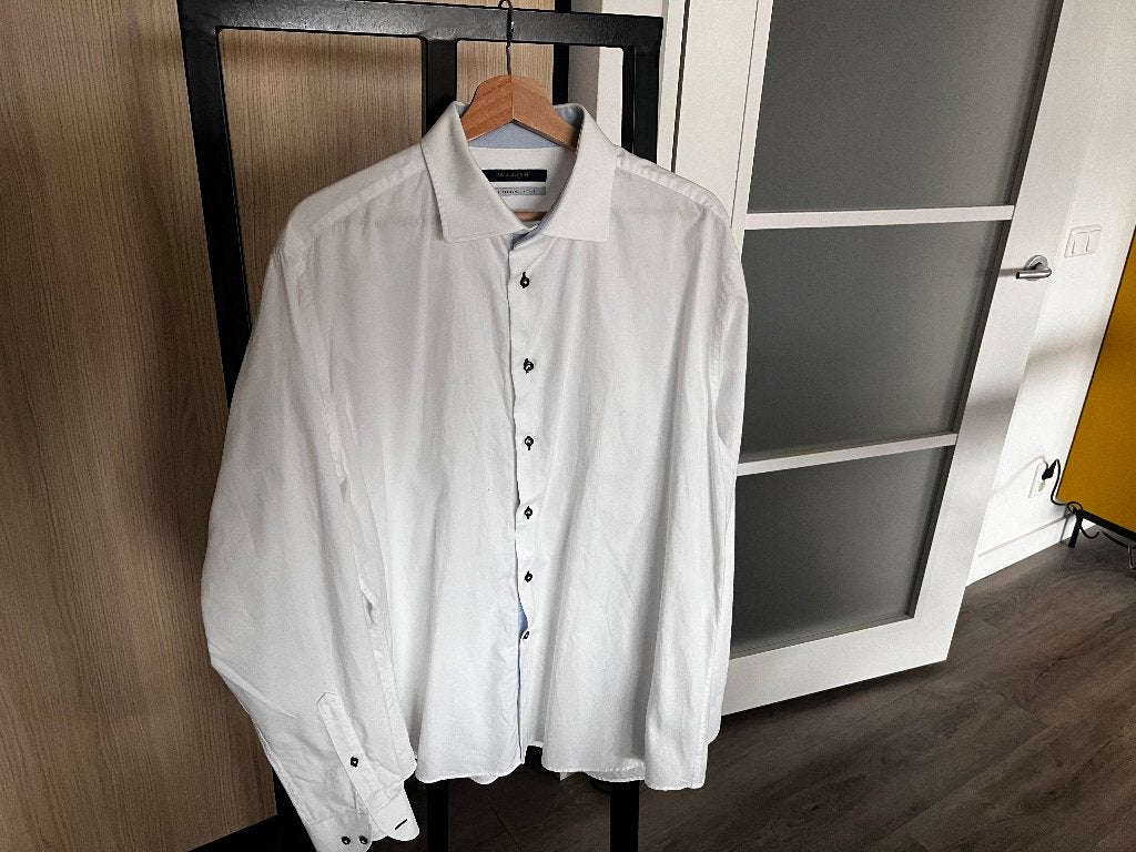 Overhemd - The Blueprint Premium - XXL - Nette staat, Ophalen of Verzenden, Zo goed als nieuw, Blauw, Overige halswijdtes