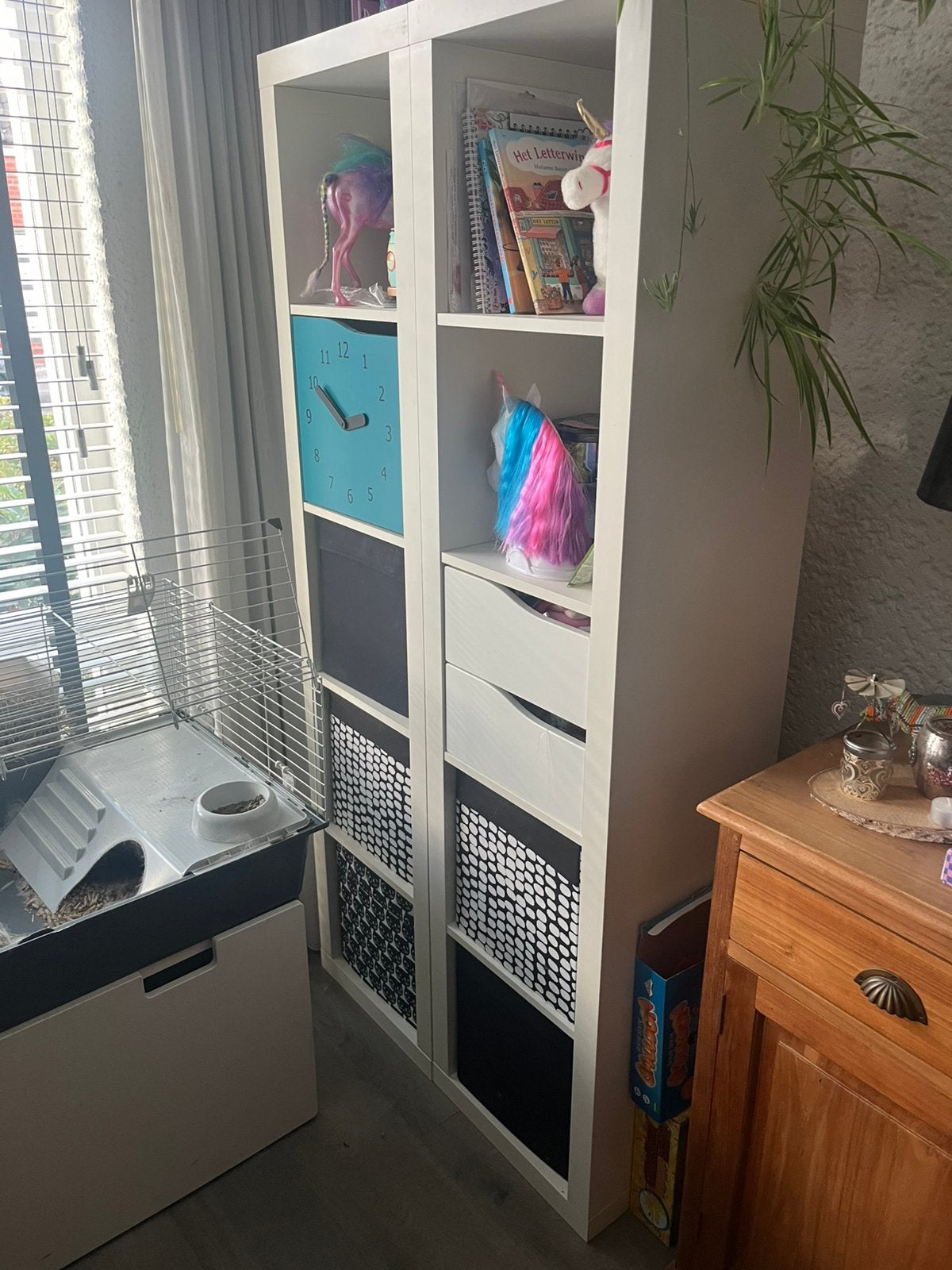 Ikea kast expedit diverse, Ophalen, Gebruikt