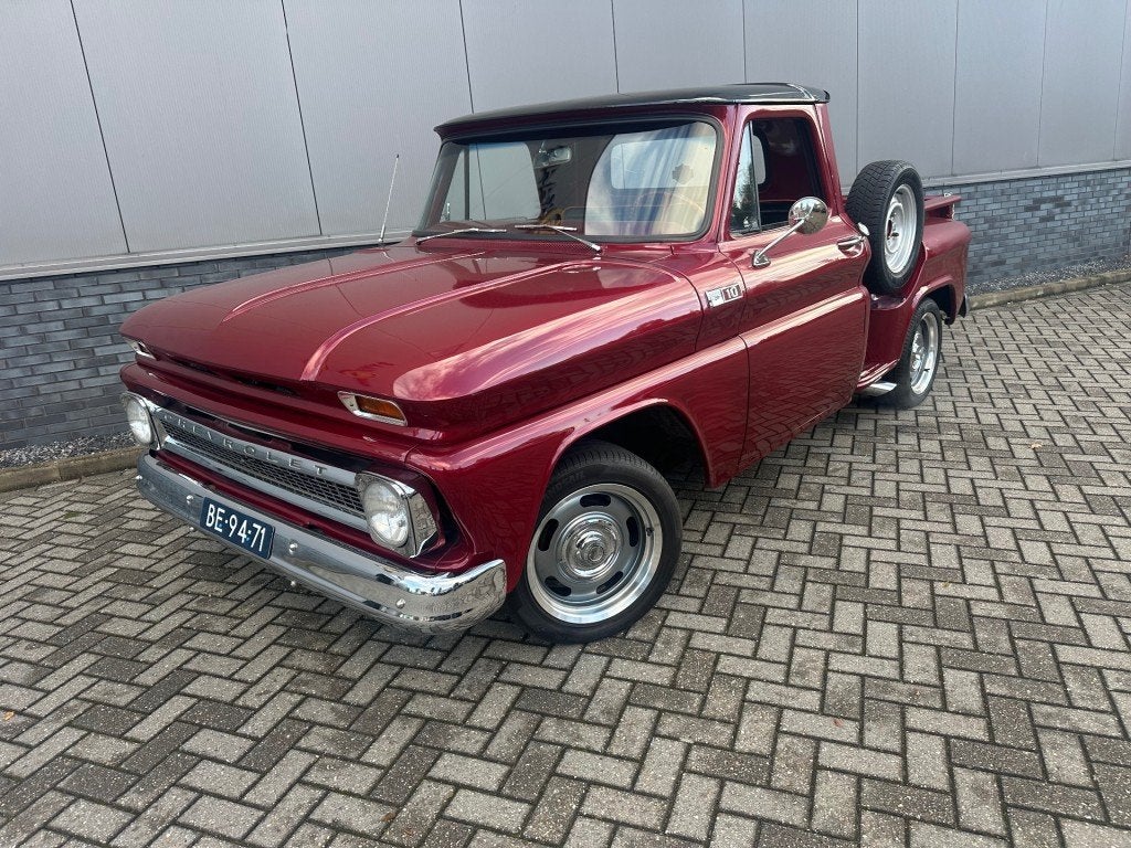 Chevrolet C10 Pick Up, Chevrolet, Bedrijf, 3 stoelen, Rood