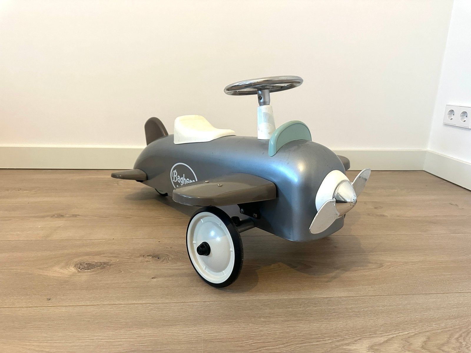 Baghera Vliegtuig Loopauto - Grijs, Ophalen, Gebruikt, Loopvoertuig