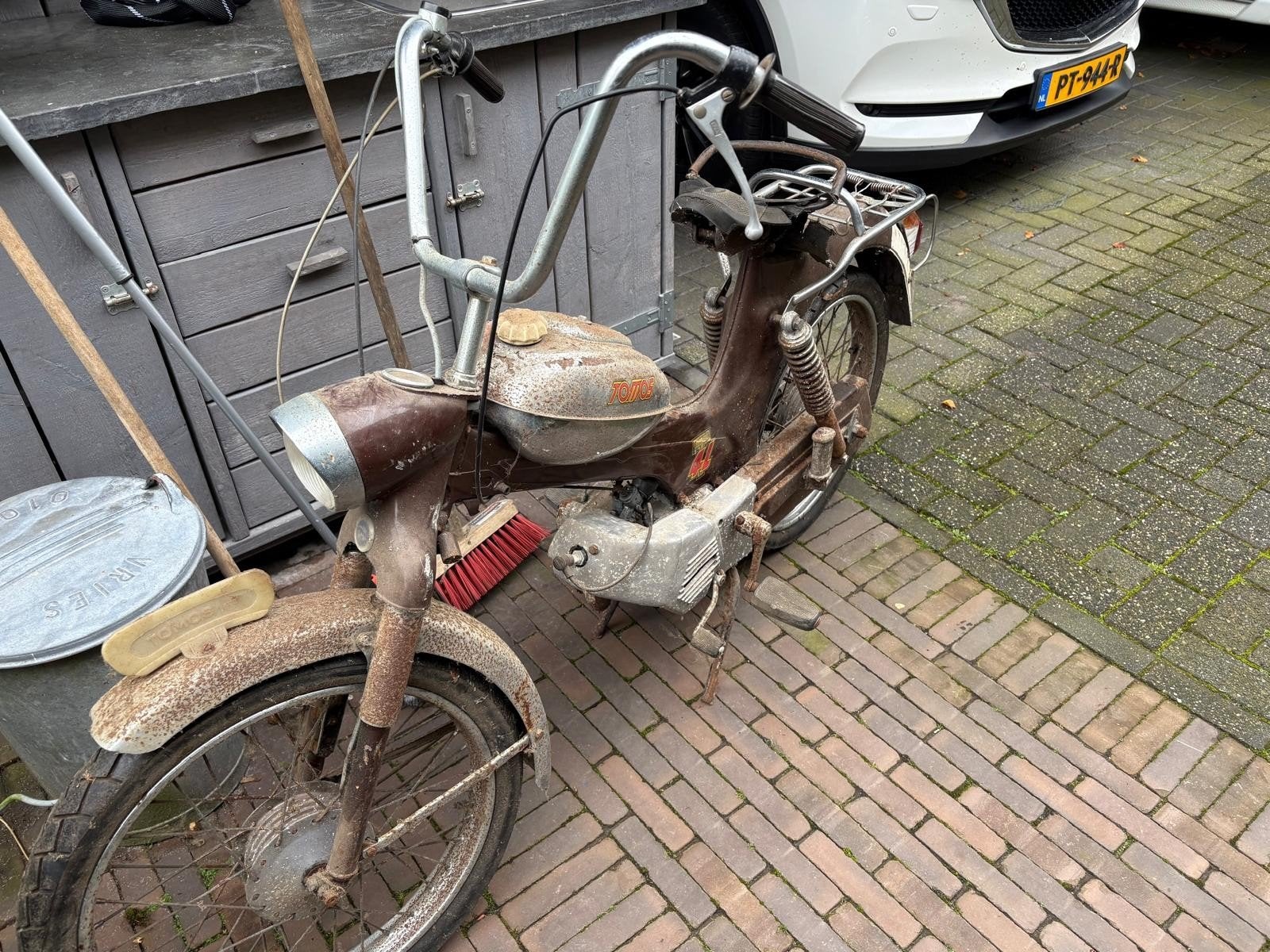 Tomos Classic Bromfiets - Opknapper/Onderdelen, Fietsen en Brommers, Ophalen, Gebruikt, Maximaal 45 km/u, Overige modellen