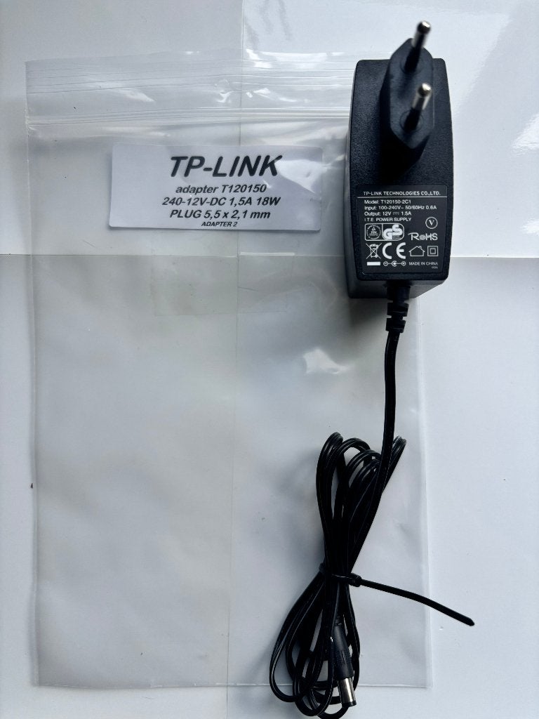 TP-LINK T120150 Adapter, Ophalen of Verzenden, Zo goed als nieuw, TP-Link
