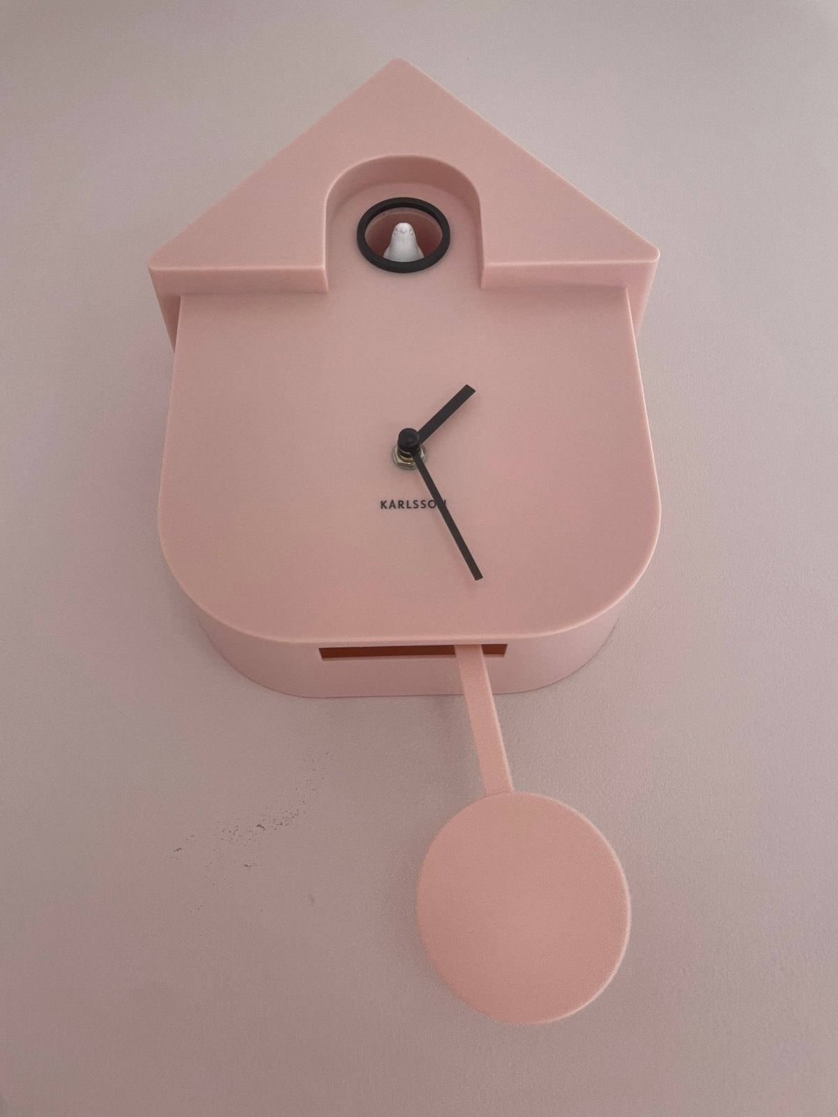 Cuckoo koekoeksklok Karlson roze, Ophalen of Verzenden, Zo goed als nieuw