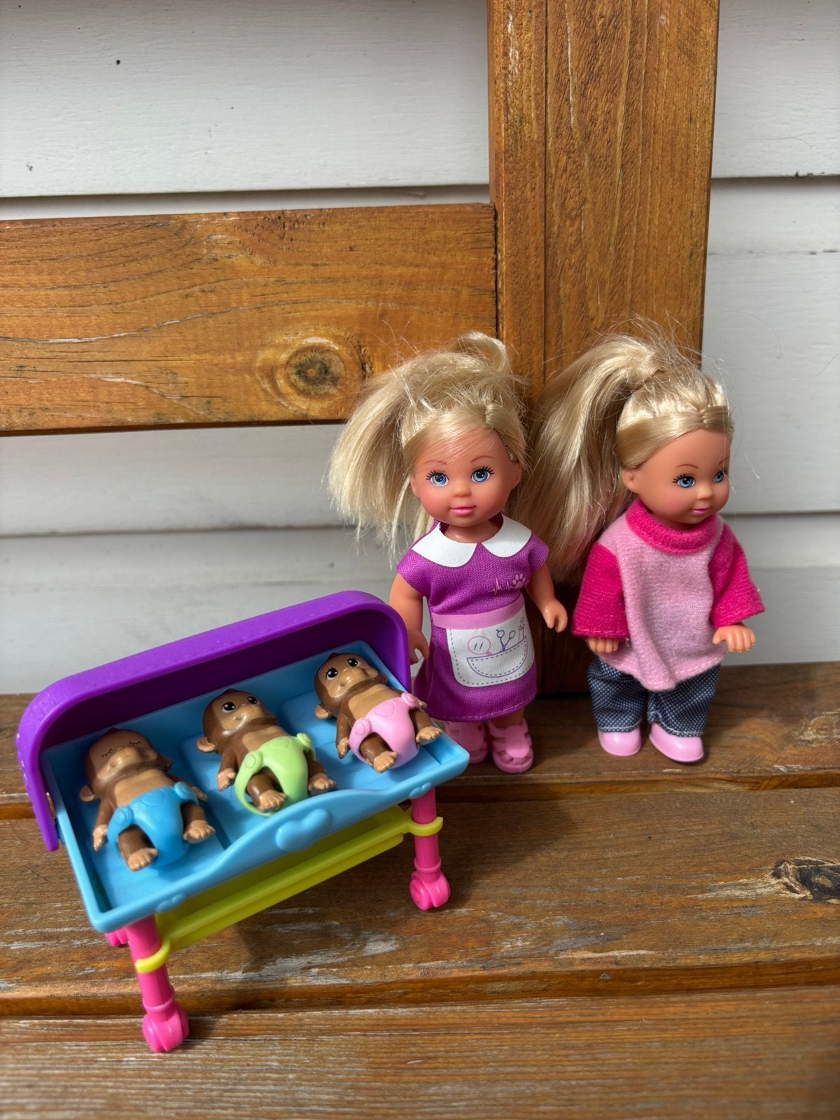Simba Evi love dierenarts poppetjes - poppen 12 cm, Ophalen of Verzenden, Overige typen