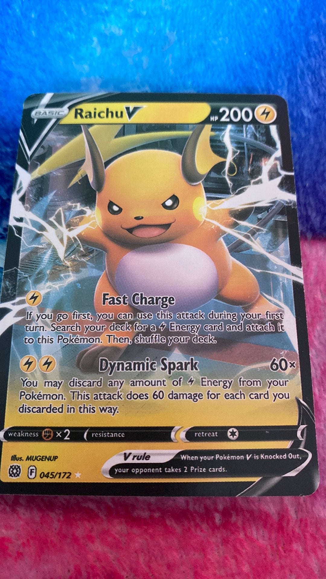 Raichu V 045/172, Ophalen, Zo goed als nieuw