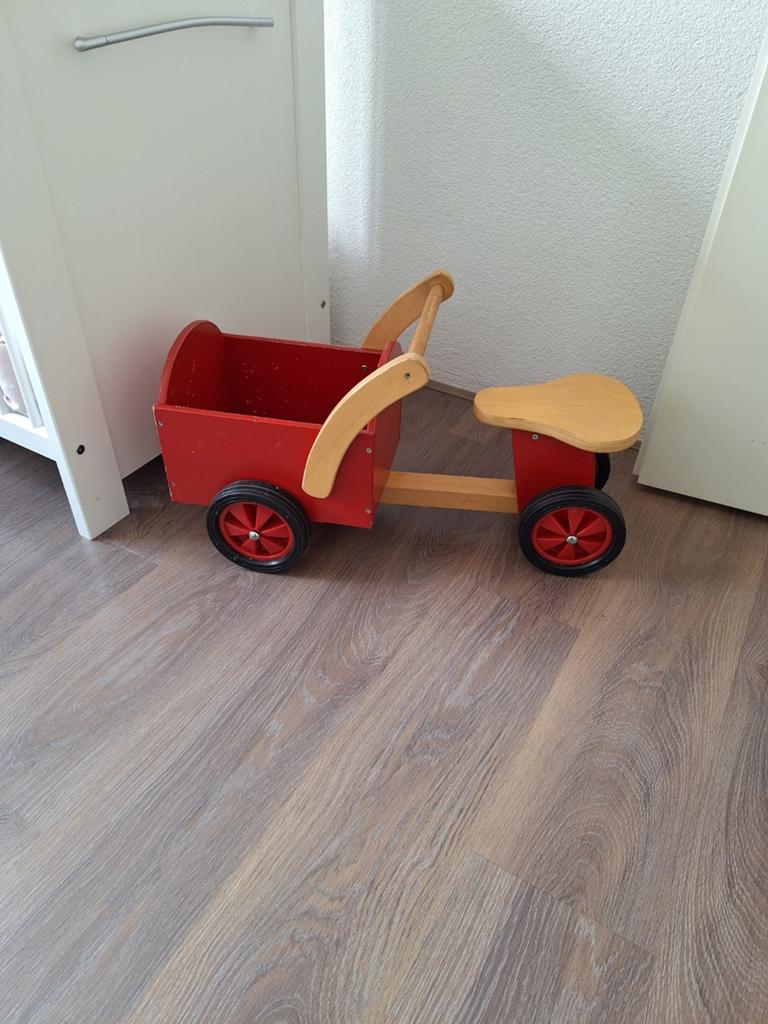 Houten loopfietsje  te koop. Voor peuters., Ophalen, Gebruikt, Loopfiets