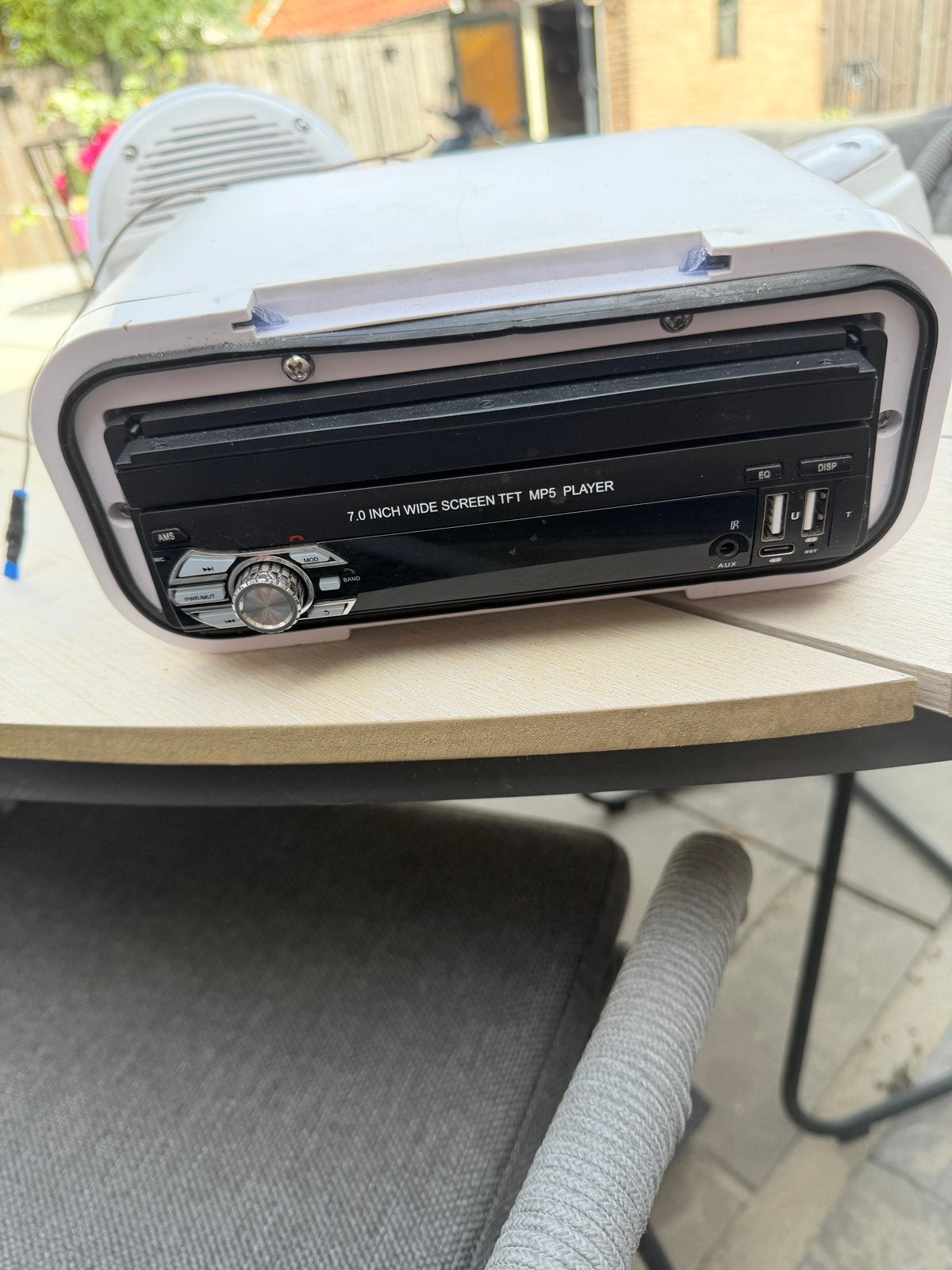 Boss Marine Audio Systeem met 7 inch TFT MP5 Speler, Auto diversen, Autoradio's, Ophalen of Verzenden, Gebruikt