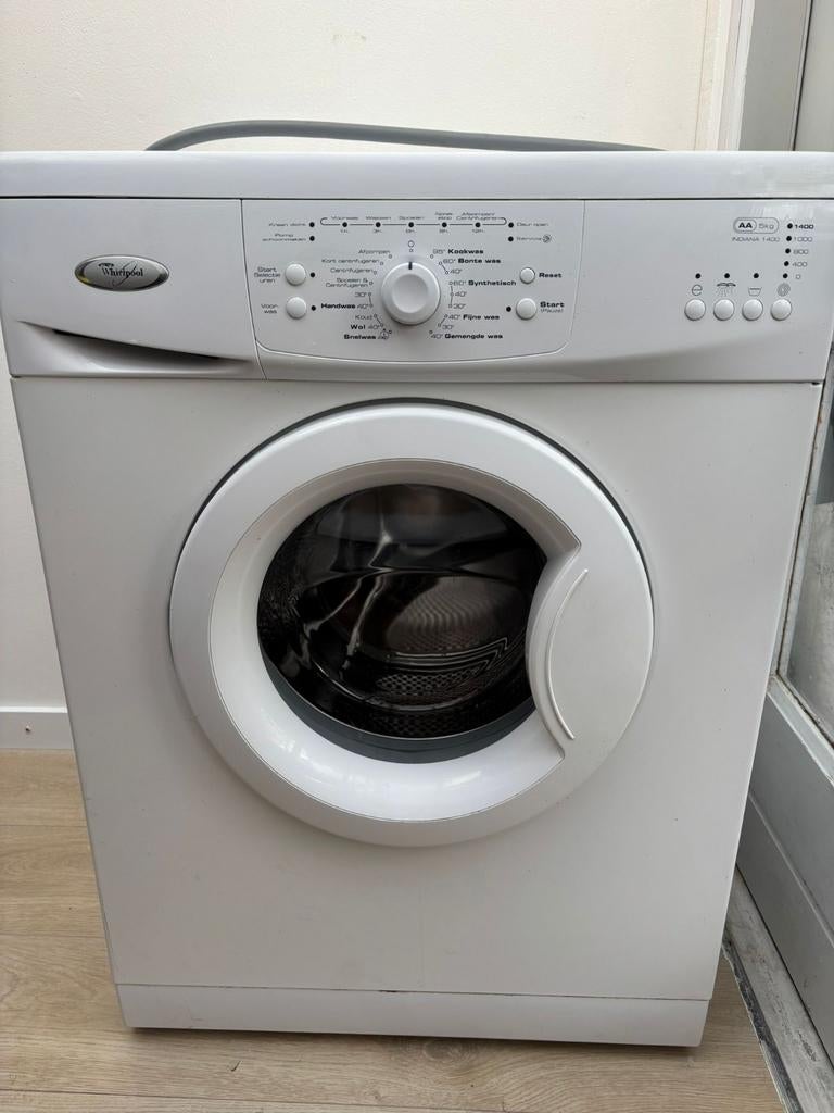 Whirlpool wasmachine, Ophalen, 1200 tot 1600 toeren, Gebruikt, 4 tot 6 kg