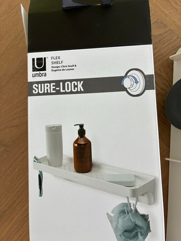 Umbra Flex Shelf Sure-Lock - Nieuw in verpakking, Ophalen of Verzenden, Zo goed als nieuw, Wit, Overige typen