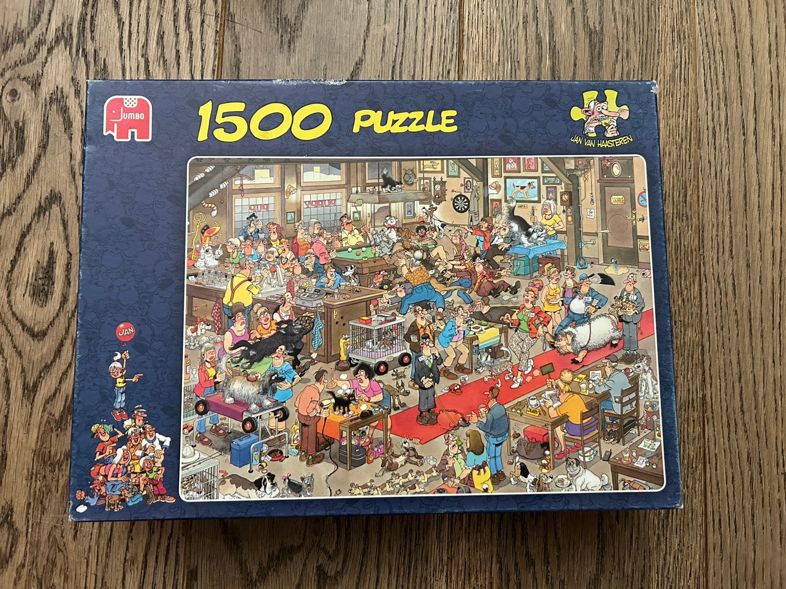 Jan van Haasteren 1500 stukjes, Hobby en Vrije tijd, Denksport en Puzzels, Ophalen of Verzenden, 500 t/m 1500 stukjes, Zo goed als nieuw