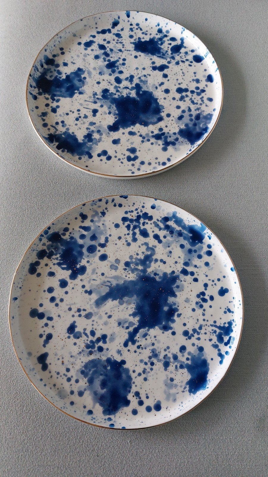 2x Werner Voss Marine Splash borden 28 cm- Nieuwstaat, Ophalen