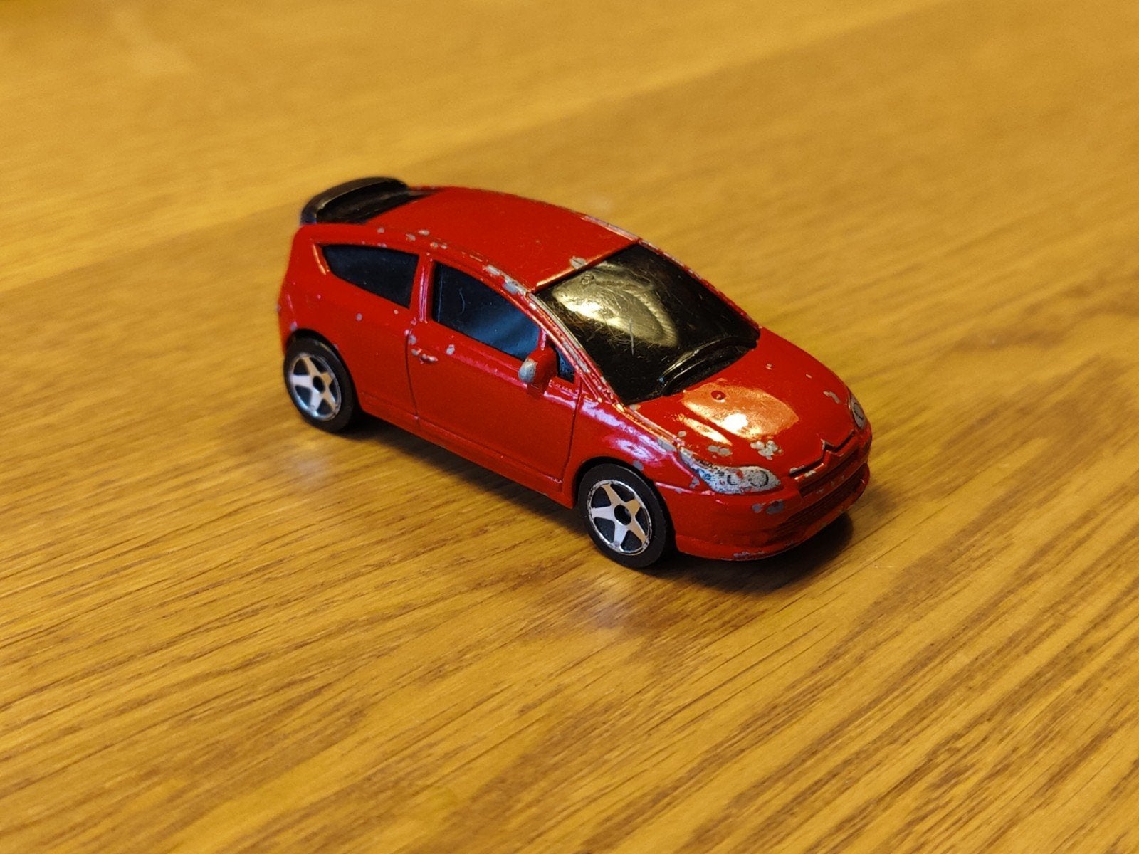 Majorette Citroen C4 Coupe ROOD, Ophalen of Verzenden, Zo goed als nieuw, Auto