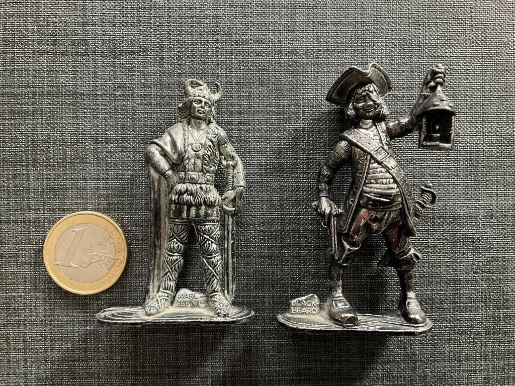 Tin Figuren Black Beard + Karl Sefni - B02, Ophalen, Zo goed als nieuw