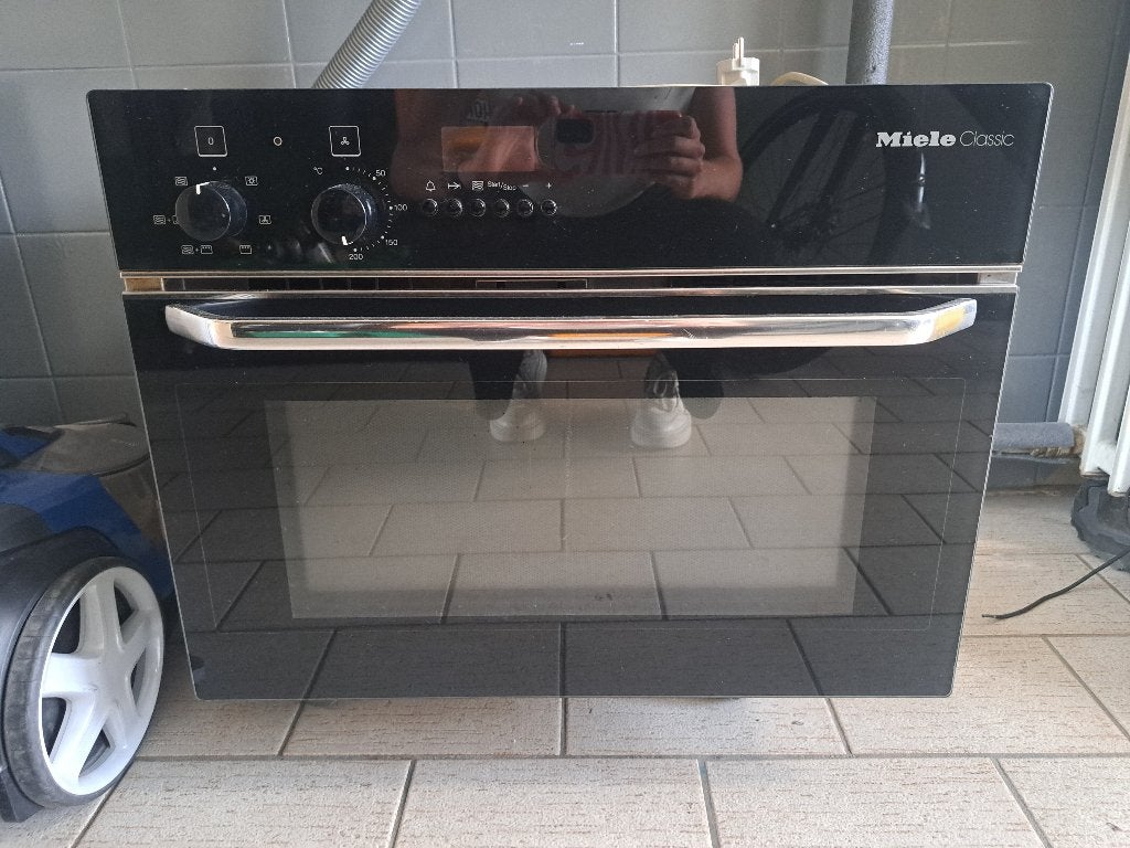 Miele combi-magnetron oven, Ophalen, 45 tot 50 cm, Gebruikt, 60 cm of meer
