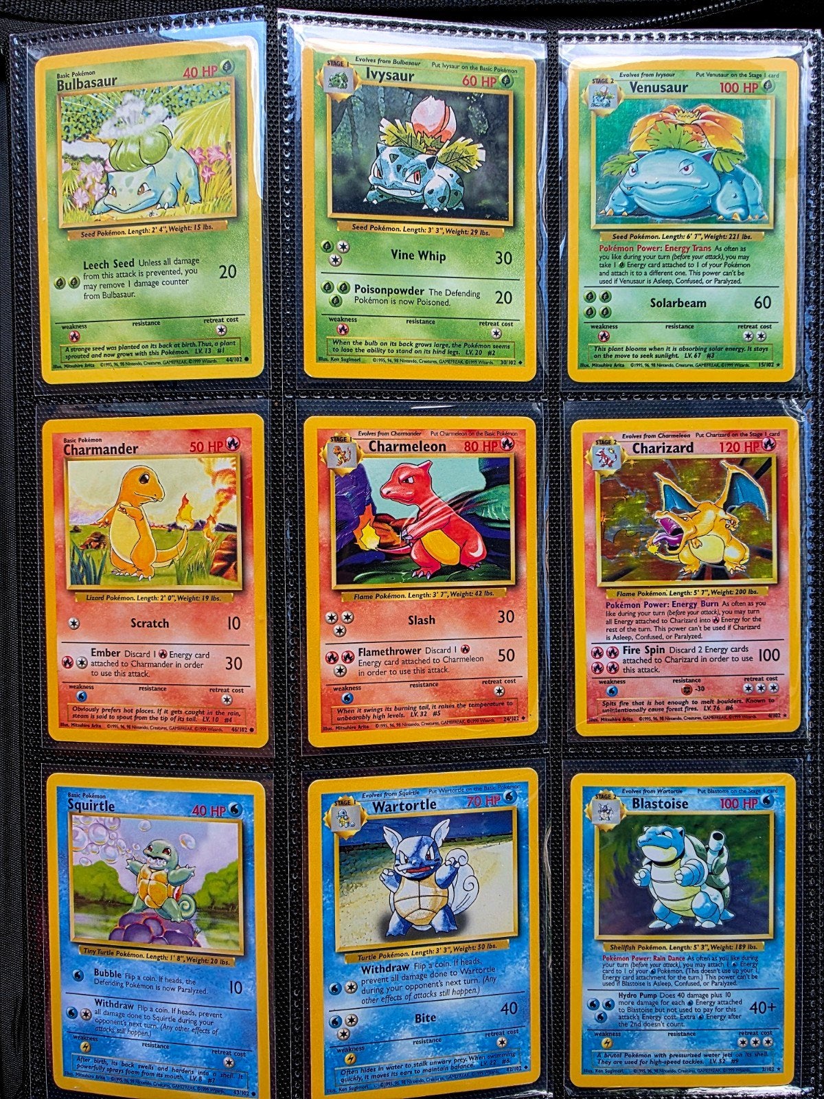 Base set map zeer compleet jungle/fossile/base set, Ophalen of Verzenden, Zo goed als nieuw, Meerdere kaarten