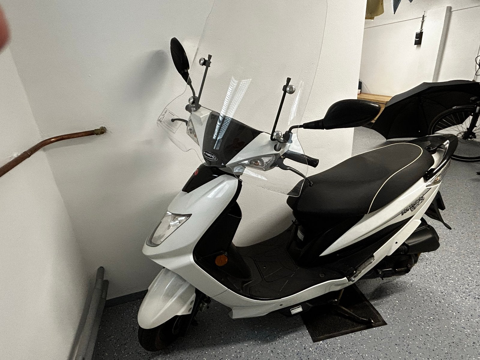 Kymco Agility 50cc scooter - Wit, Ophalen, Gebruikt, Maximaal 45 km/u, Agility