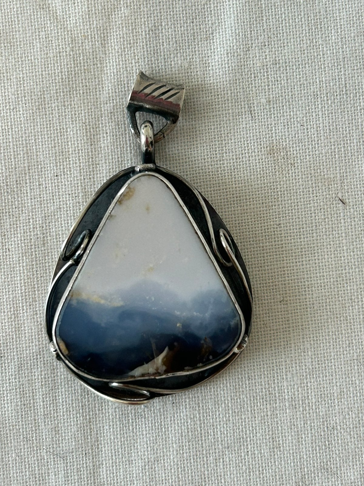 Zilveren hanger, Sieraden, Tassen en Uiterlijk, Verzenden, Zo goed als nieuw, Zilver