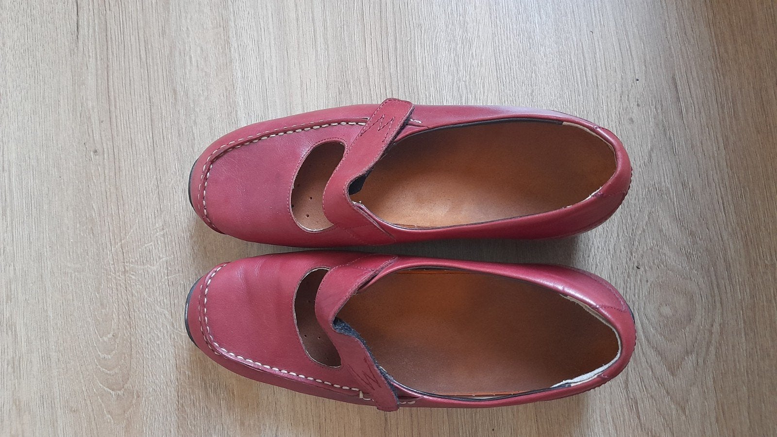 Wolky sleehak sandalen, maat 42 bordeauxrood, Wolky, Verzenden, Sandalen of Muiltjes, Zo goed als nieuw