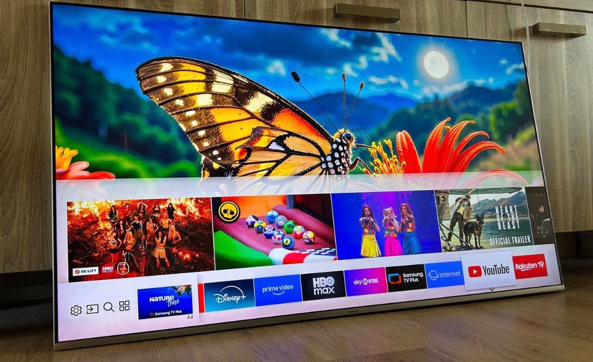 Samsung 55inch Premium 4K Smart Tv 100hz wifi youtube etc, Audio, Tv en Foto, Televisies, Ophalen, Zo goed als nieuw, 100 Hz, Samsung