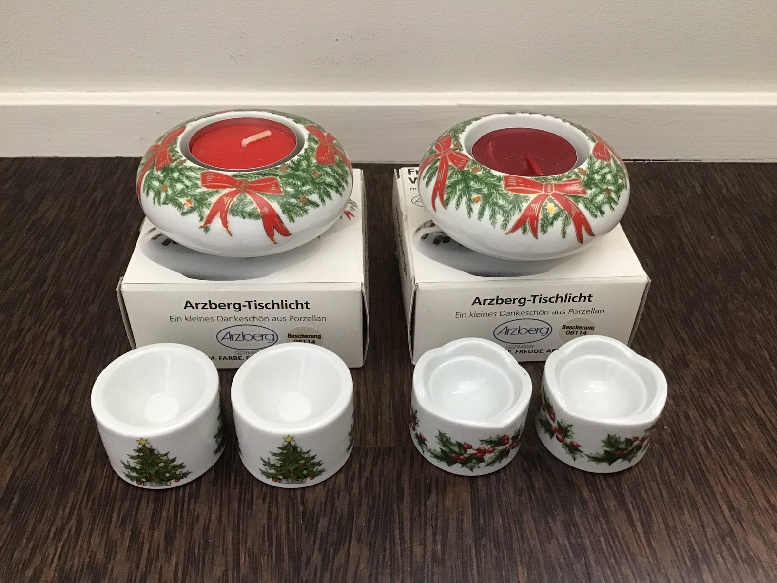 2 Arzberg waxinelichthouder - 4 Funny design kaarshouders, Ophalen of Verzenden, Zo goed als nieuw