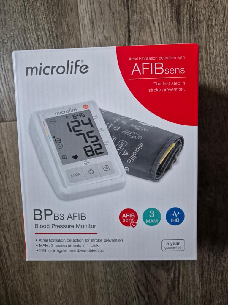 Microlife BP B3 AFIB Bloeddrukmeter - Nieuw in doos, Ophalen of Verzenden, Nieuw, Overige typen
