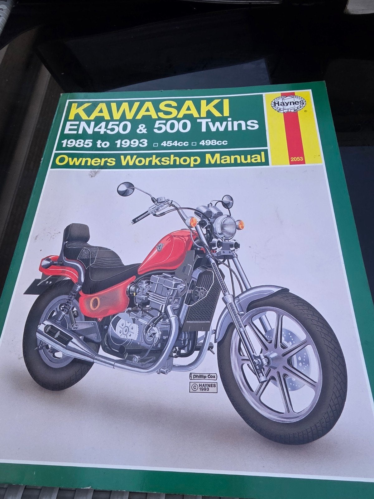 Kawasaki EN450 & 500 Twins Werkplaatshandboek Haynes, Ophalen