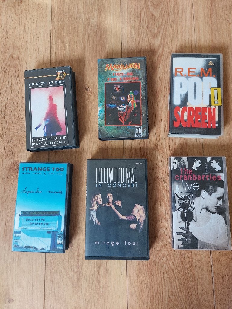 VHS muziekvideo's, Cd's en Dvd's, Gebruikt, Alle leeftijden, Muziek en Concerten, Ophalen of Verzenden