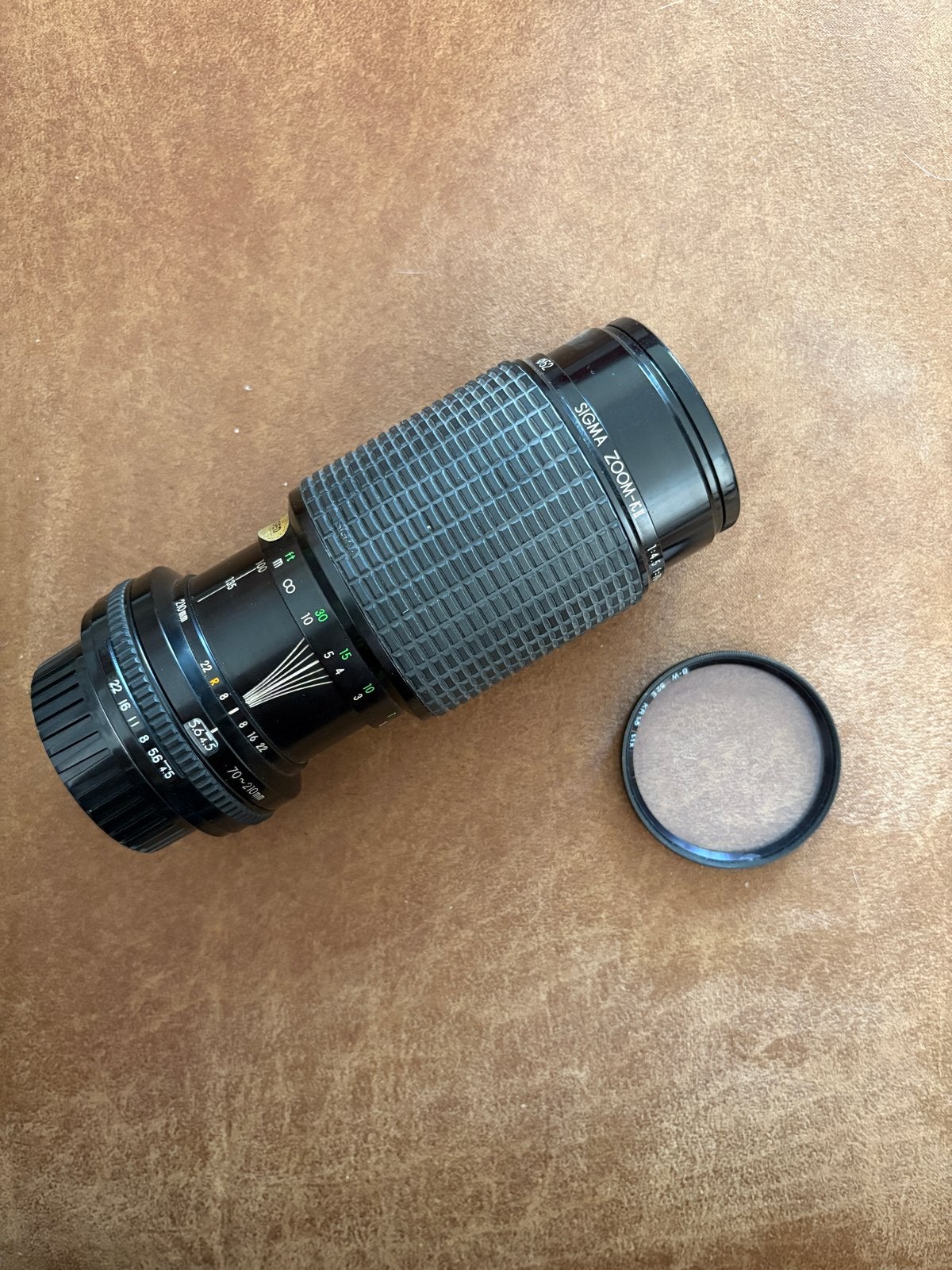 Sigma Zoom-K II 70–210mm f/4.5–5.6 – Pentax K – Macro, Gebruikt, Sigma, Nikon F-mount, Inclusief filter