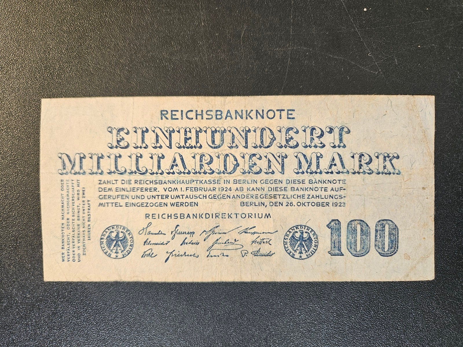 Duitsland pick 126 1923, Verzenden, Duitsland, Los biljet