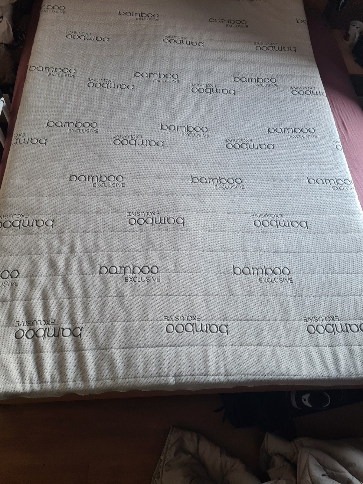 Bamboo Exclusive topper 200x130x80, Ophalen, Gebruikt, Matras, 200 cm