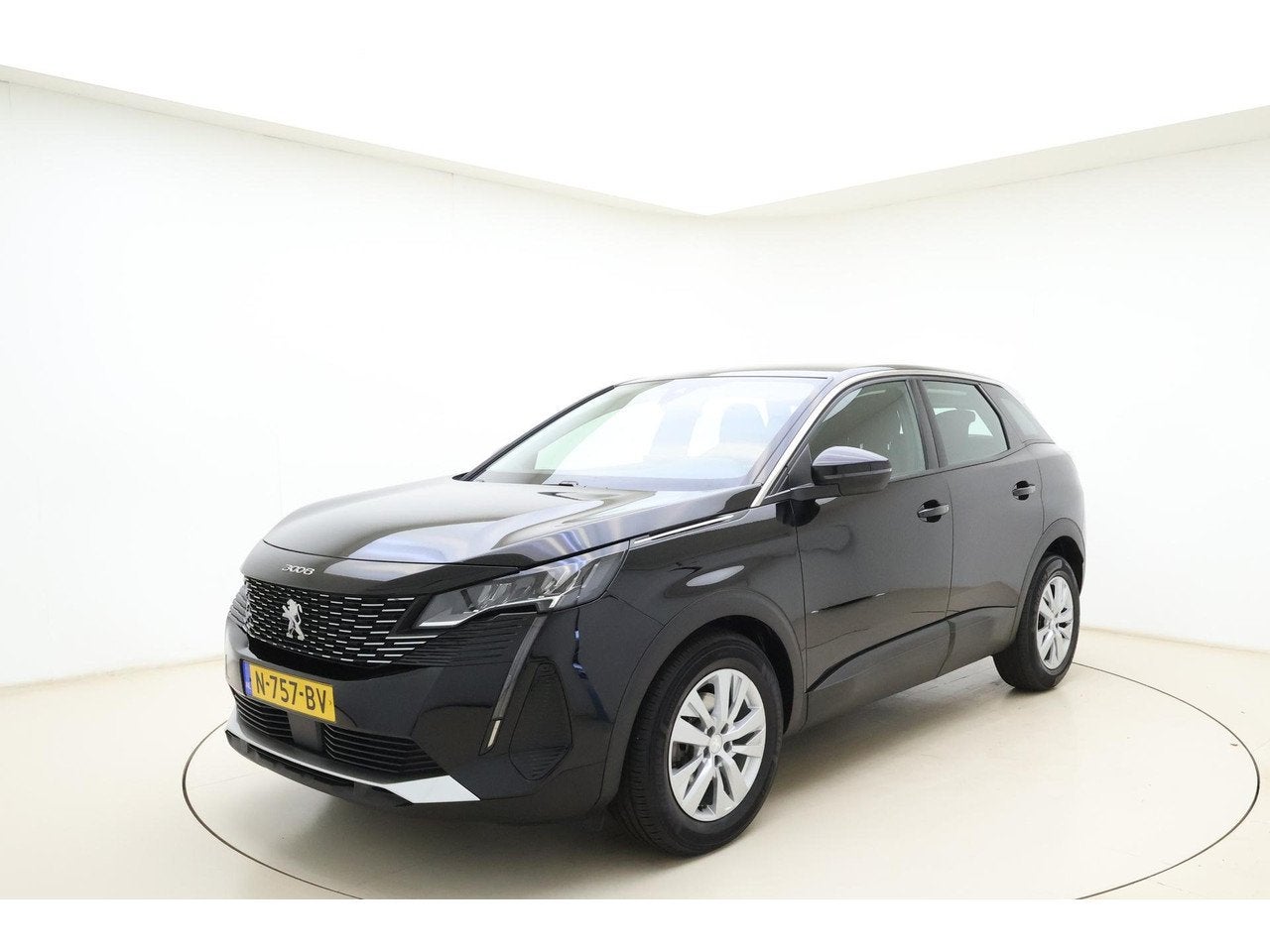 Peugeot 3008 1.2T Active Avantage | Automaat | Navigatie | C, Auto's, Gebruikt, 1295 kg, 1199 cc, Zwart