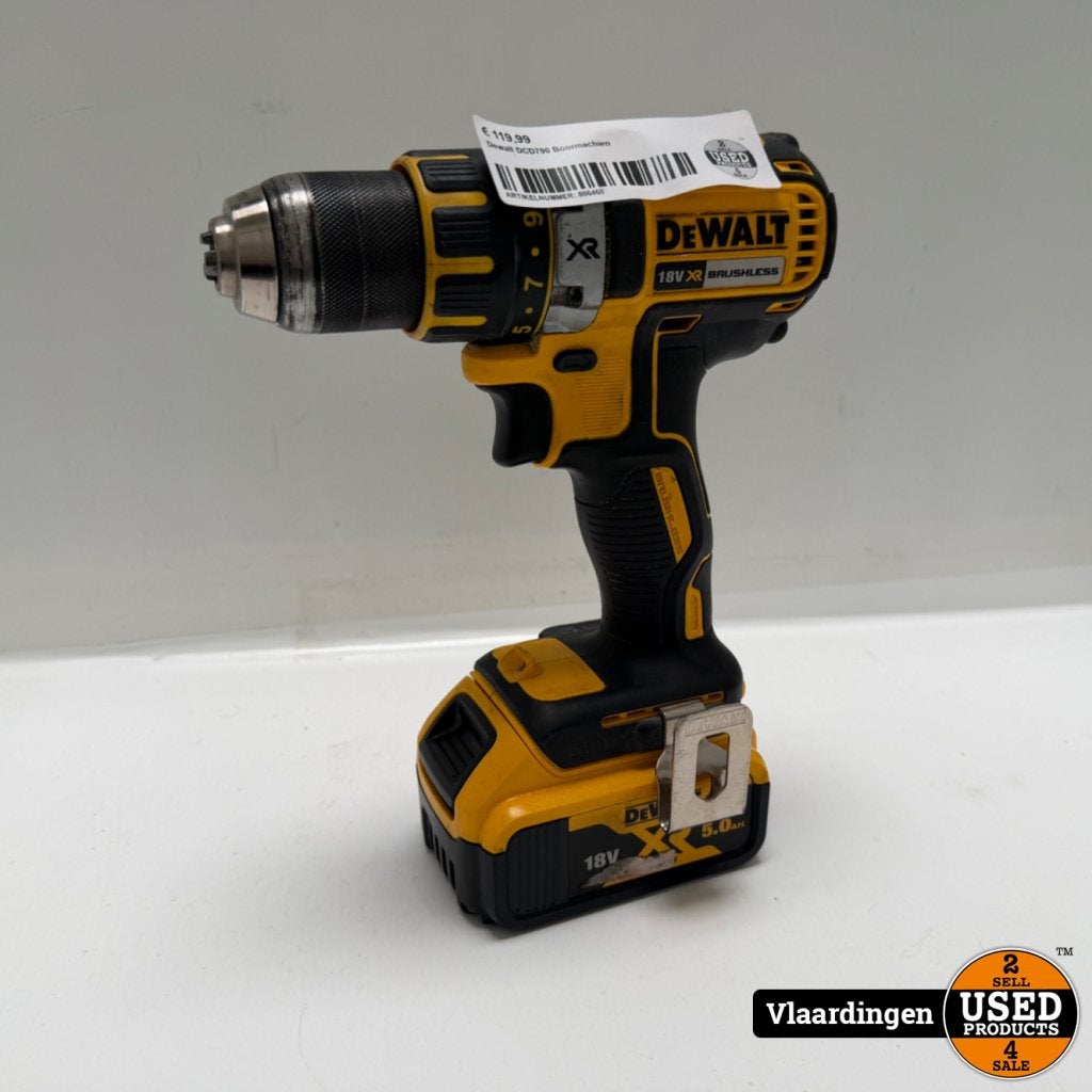 Dewalt DCD790 Boormachine | Met Garantie, Dewalt, Gebruikt, Support@dewalt.com, 701 E. Joppa Road
Towson, MD 21286
USA