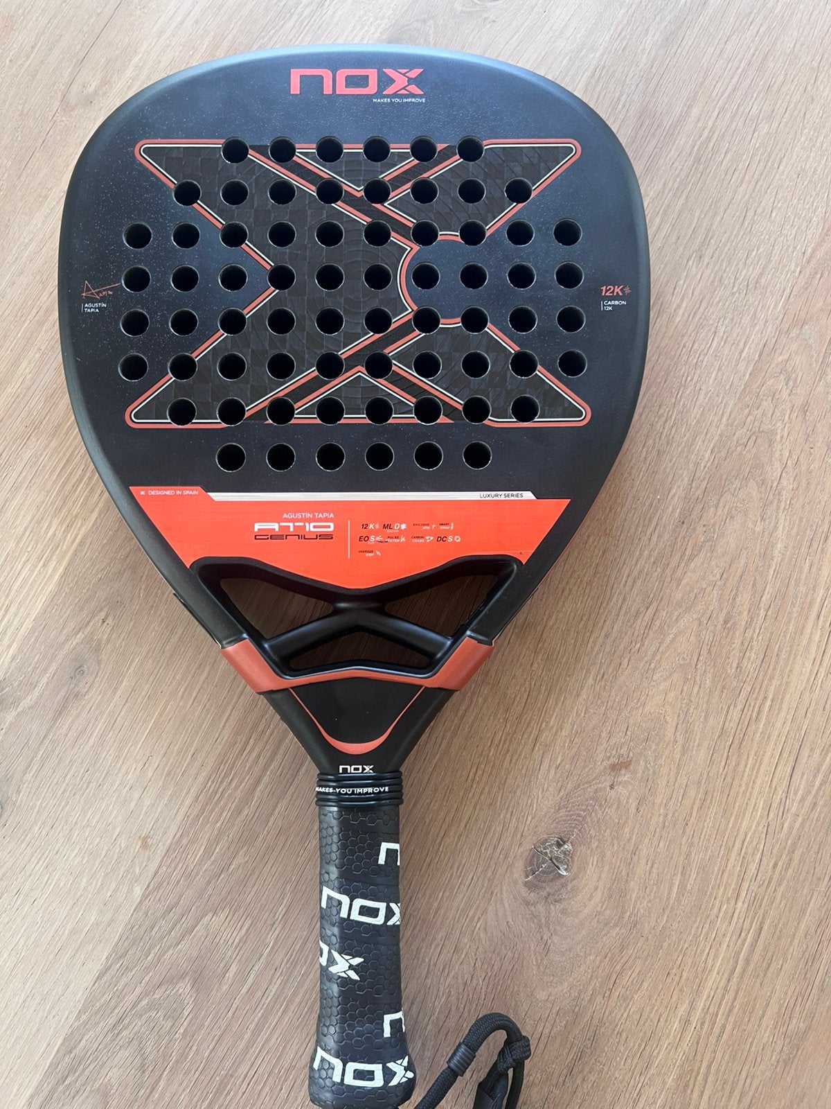 NOX AT10 Genius Attack, 12K, Ophalen of Verzenden, Nieuw, Padelracket