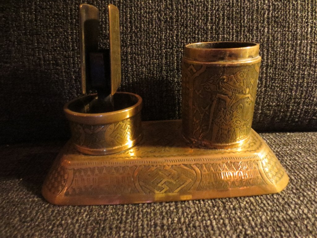 Koperen Asbak - Rookartikelen - Koperen Asbak uit Indonesië, Ophalen of Verzenden, Koper