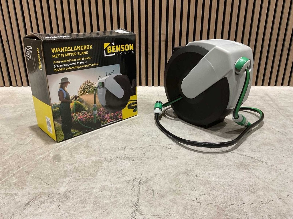 Benson Water Slanghaspel 15 of 25 meter Nieuw‼️, Ophalen, Nieuw, Tuinslanghaspel