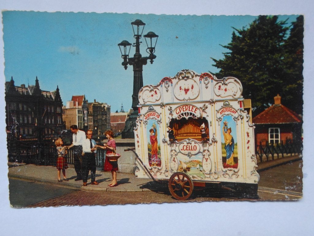 Amsterdam Draaiorgel G. Perlee orgel Cello Amsterdam 1955, Ophalen of Verzenden, 1940 tot 1960, Gelopen, Noord-Holland