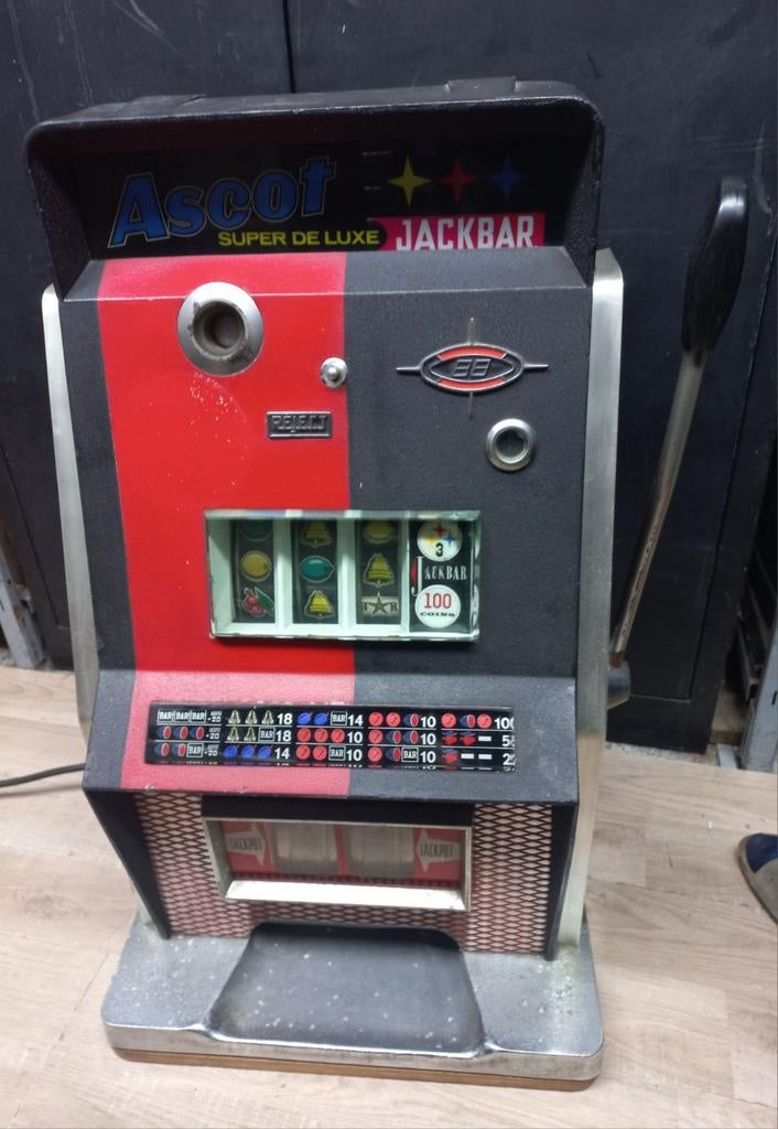 Ascot de luxe slotmachine. € 250,->, Verzamelen, Automaten | Gokkasten en Fruitautomaten, Ophalen, Gebruikt