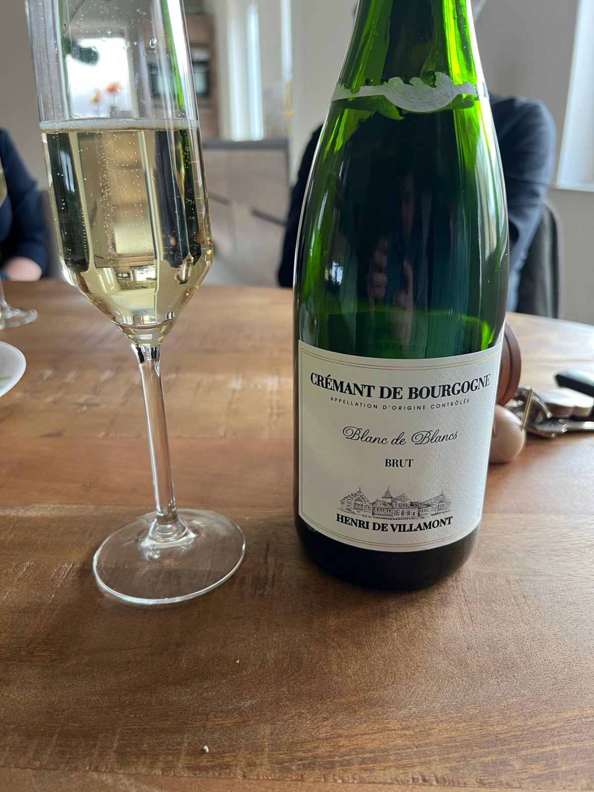 Crémant de Bourgogne Blanc de Blancs Brut Henri de Villamont, Ophalen of Verzenden, Nieuw