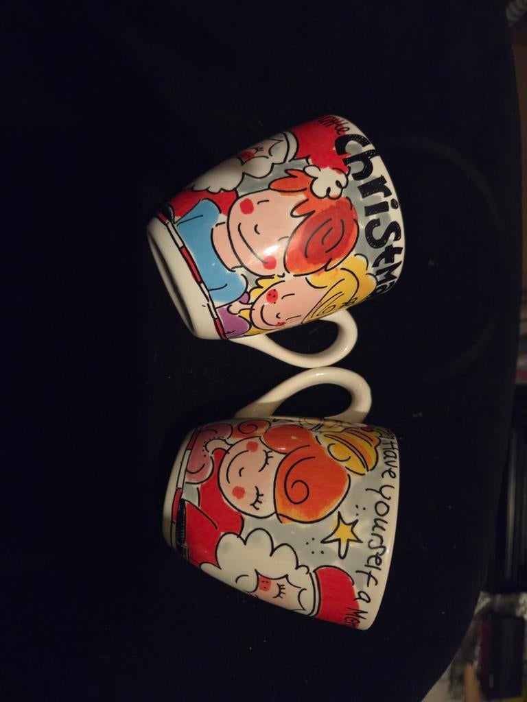 2 blond amsterdam kerst mokjes, Blond Amsterdam, Nieuw, Ophalen of Verzenden, Kop(pen) en/of Schotel(s)