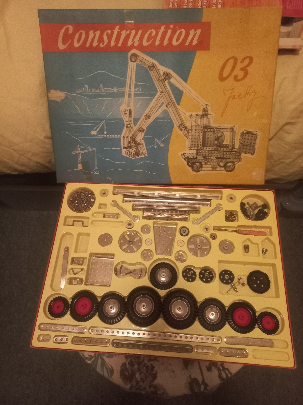 Vintage Meccano en andere metalen bouwdozen - Diverse sets, Ophalen, Gebruikt, Overige merken