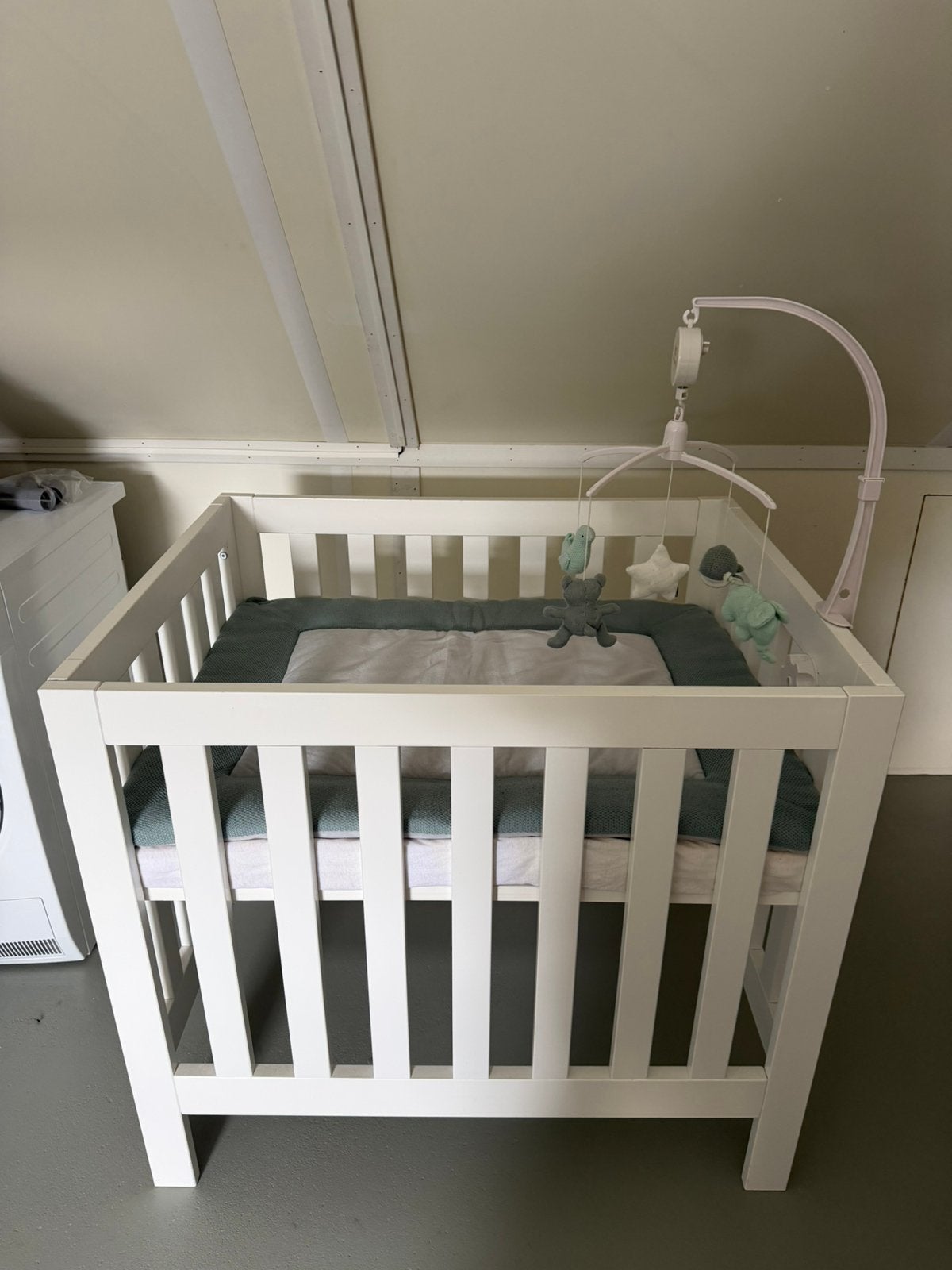 Bopita Baby Box, Matras & Baby’s Only Boxkleed, Kinderen en Baby's, Ophalen, Zo goed als nieuw, Boxkleed