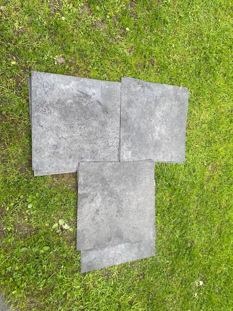 Pvc vloer antraciet, Tuin en Terras, Ophalen of Verzenden, Zo goed als nieuw, Kunststof, Overige typen